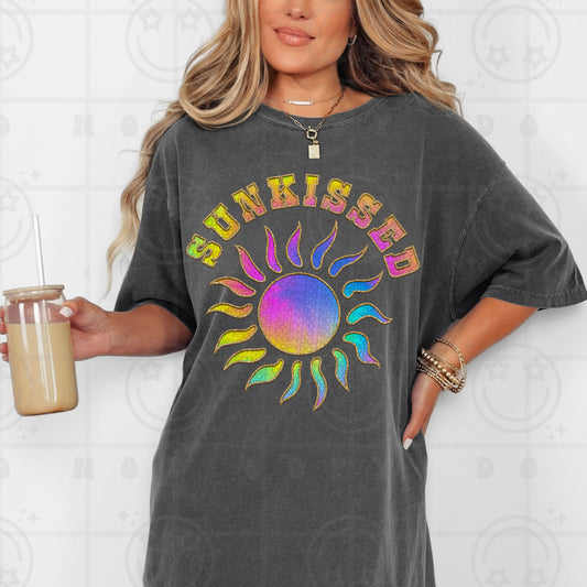 SUNKISSED *FAUX EMBROIDERY* - DTF TRANSFER