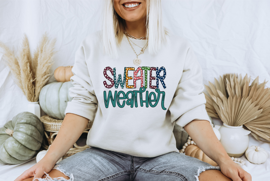 SWEATER WEATHER - DTF TRANSFER