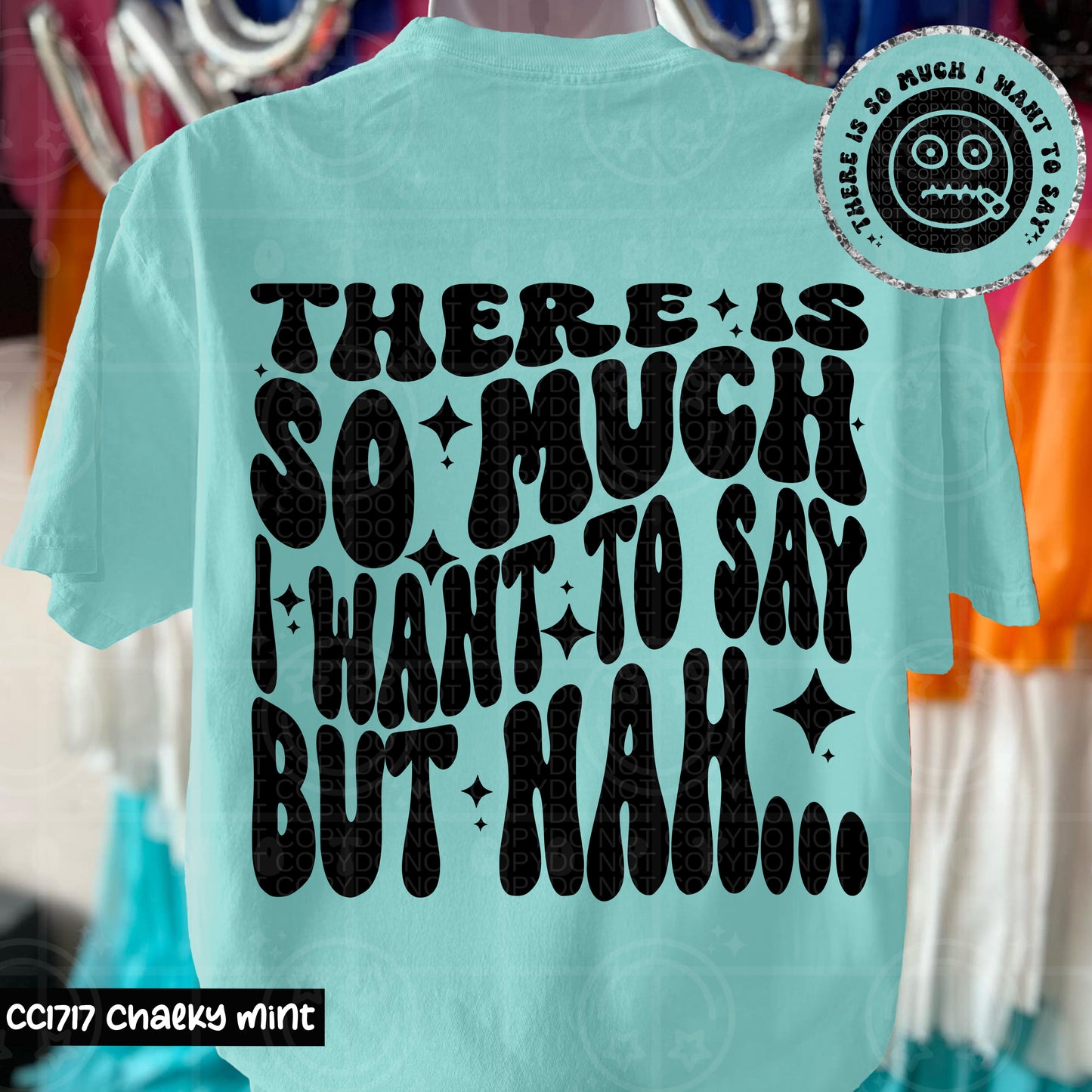 THERE IS SO MUCH I WANT TO SAY - FRONT+BACK - DTF TRANSFER