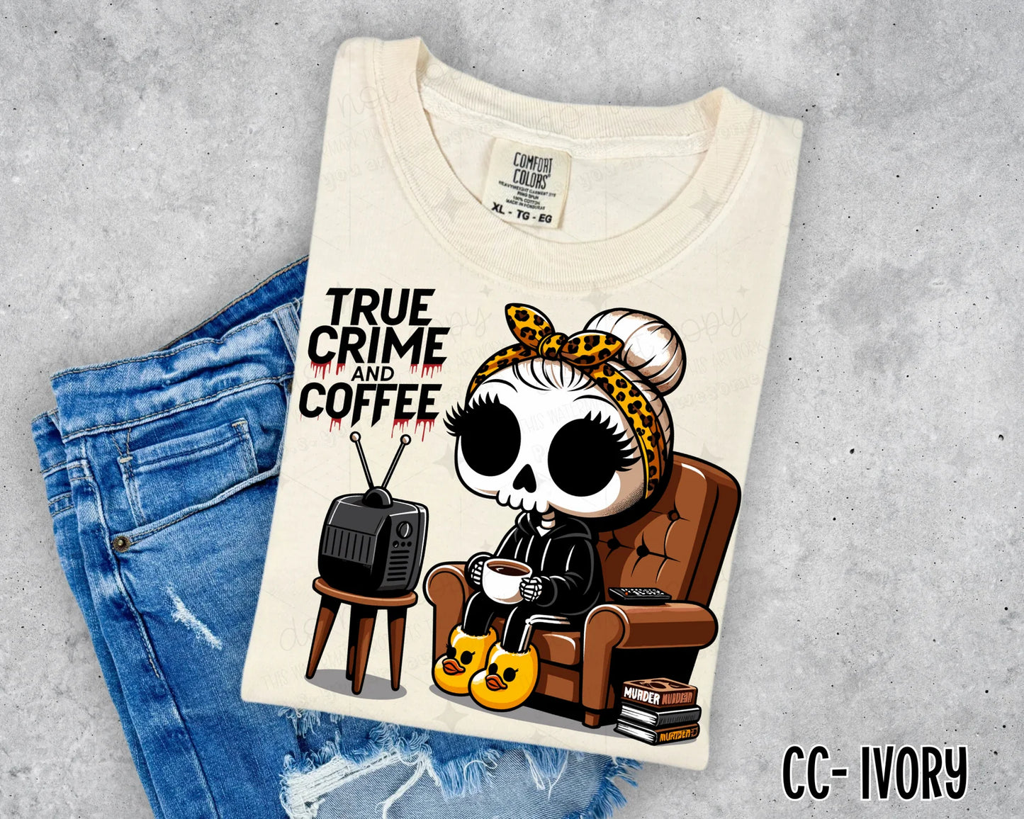 TRUE CRIME & COFFEE - DTF TRANSFER