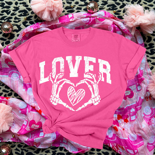 LOVER SKELLIE HANDS WHITE - DTF TRANSFER