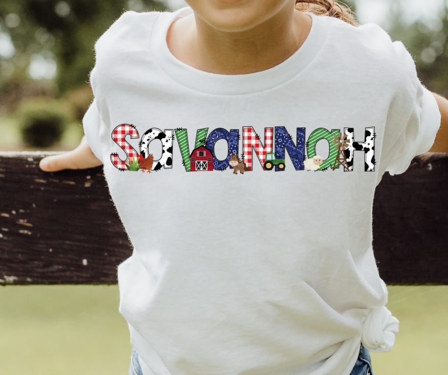 FARM NAMES - CUSTOM TRANSFER