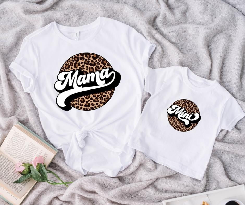 LEOPARD CIRCLE MAMA  - DTF TRANSFER