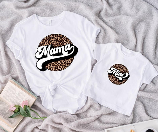 LEOPARD CIRCLE MAMA  - DTF TRANSFER
