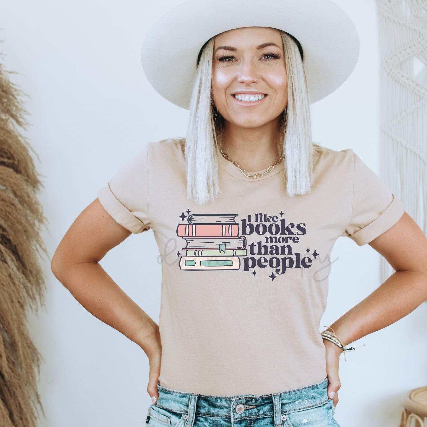 I LIKE BOOKS MORE THAN PEOPLE - DTF TRANSFER