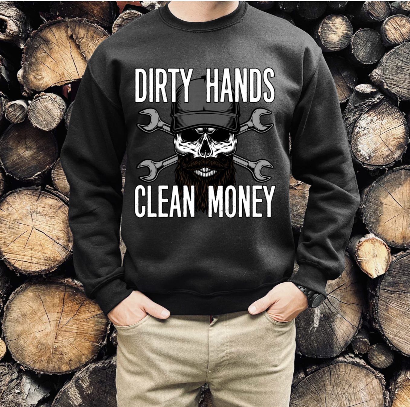 DIRTY HANDS CLEAN MONEY - DTF TRANSFER
