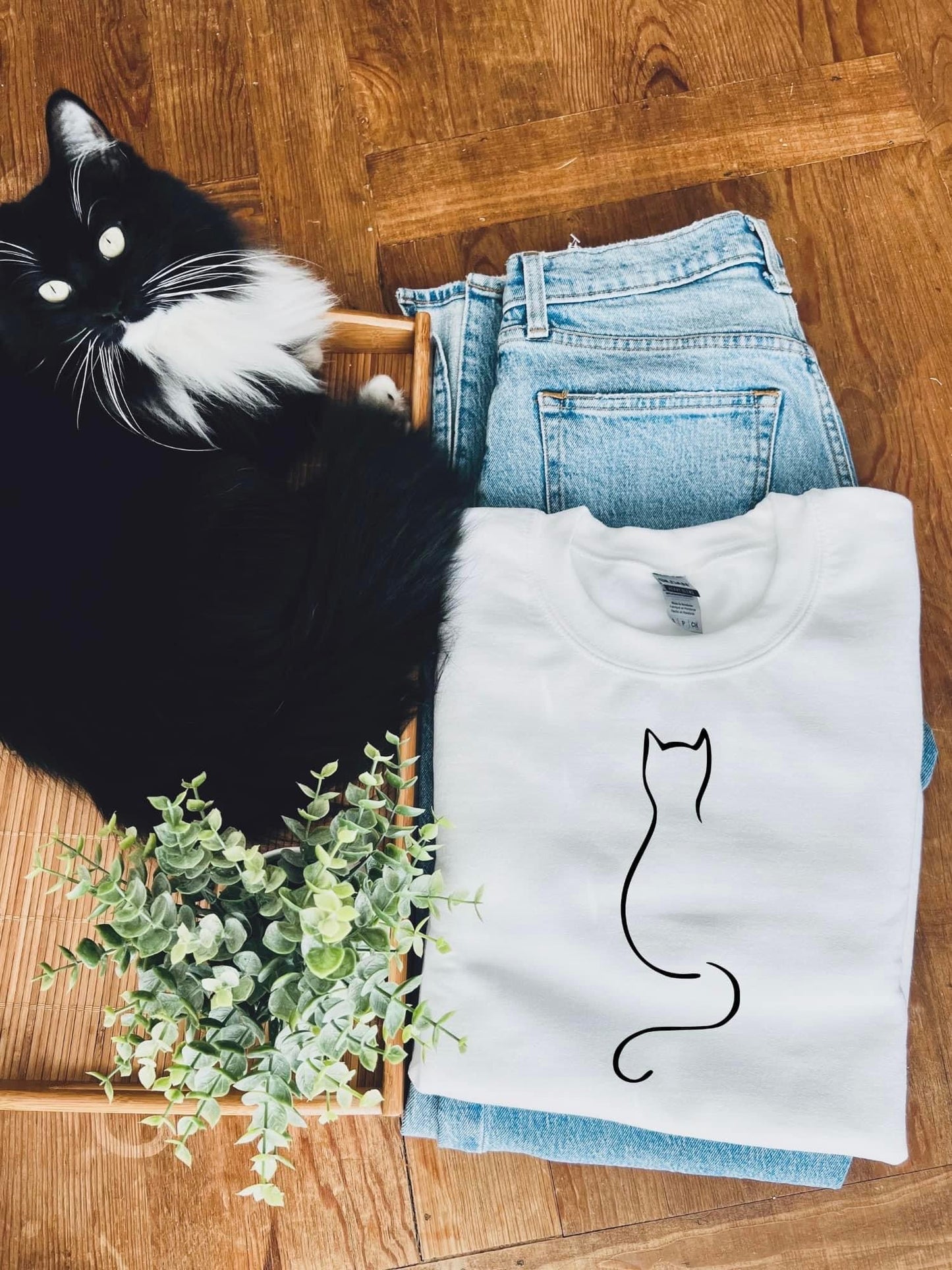 CAT SILHOUETTE - DTF TRANSFER