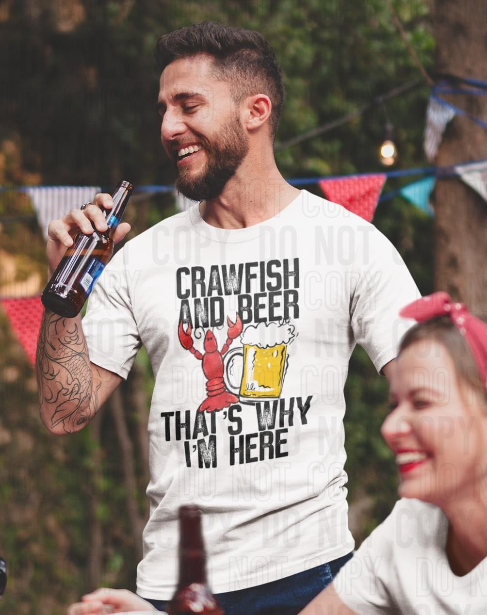 CRAWFISH & BEER - DTF TRANSFER