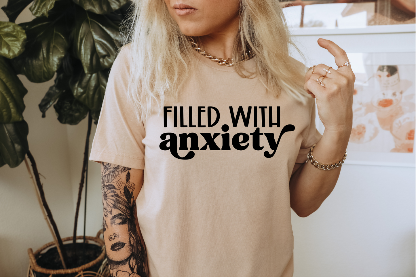 FILLED WITH ANXIETY - DTF TRANSFER