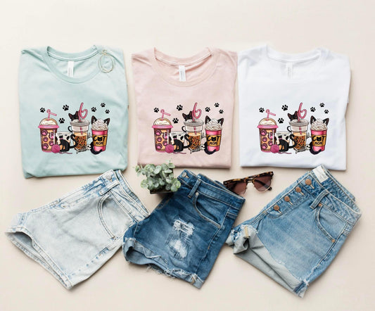 CAT MOM LATTES - DTF TRANSFER