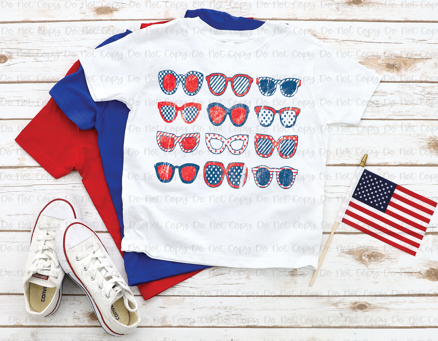 PATRIOTIC SUNGLASSES - DTF TRANSFER