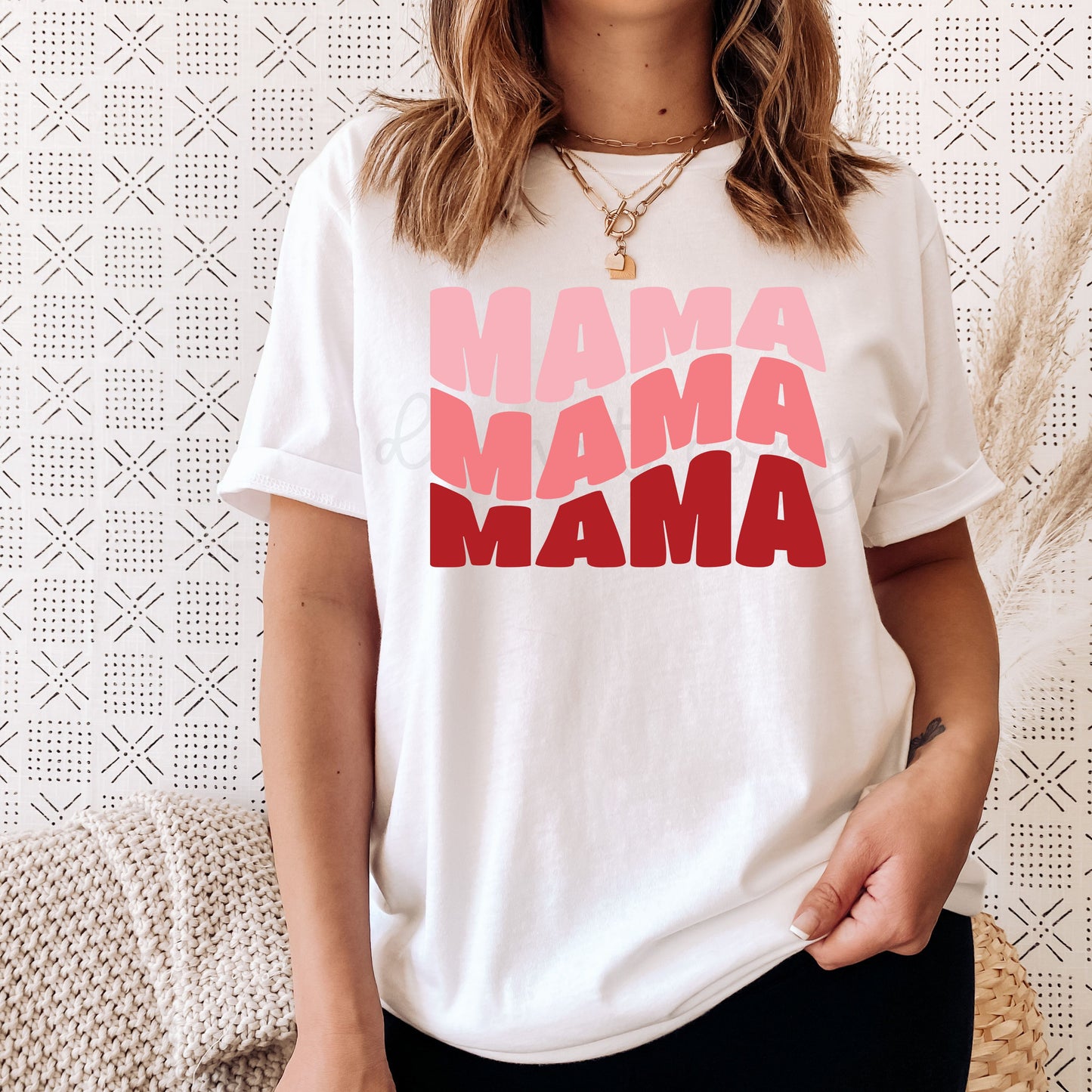 PINK OMBRE MAMA - DTF TRANSFER