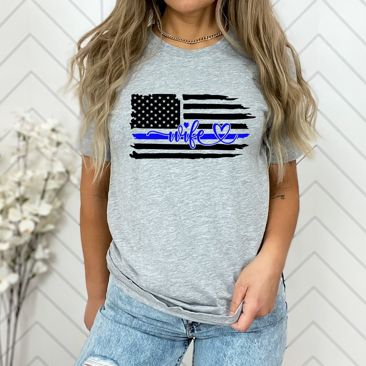 POLICE WIFE - DTF TRANSFER