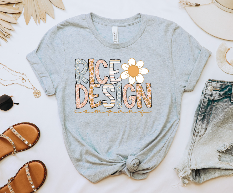 Blue Daisy Business Names MOCKUP ONLY