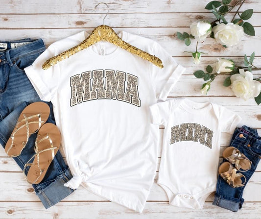 VARSITY LEOPARD MINI - DTF TRANSFER