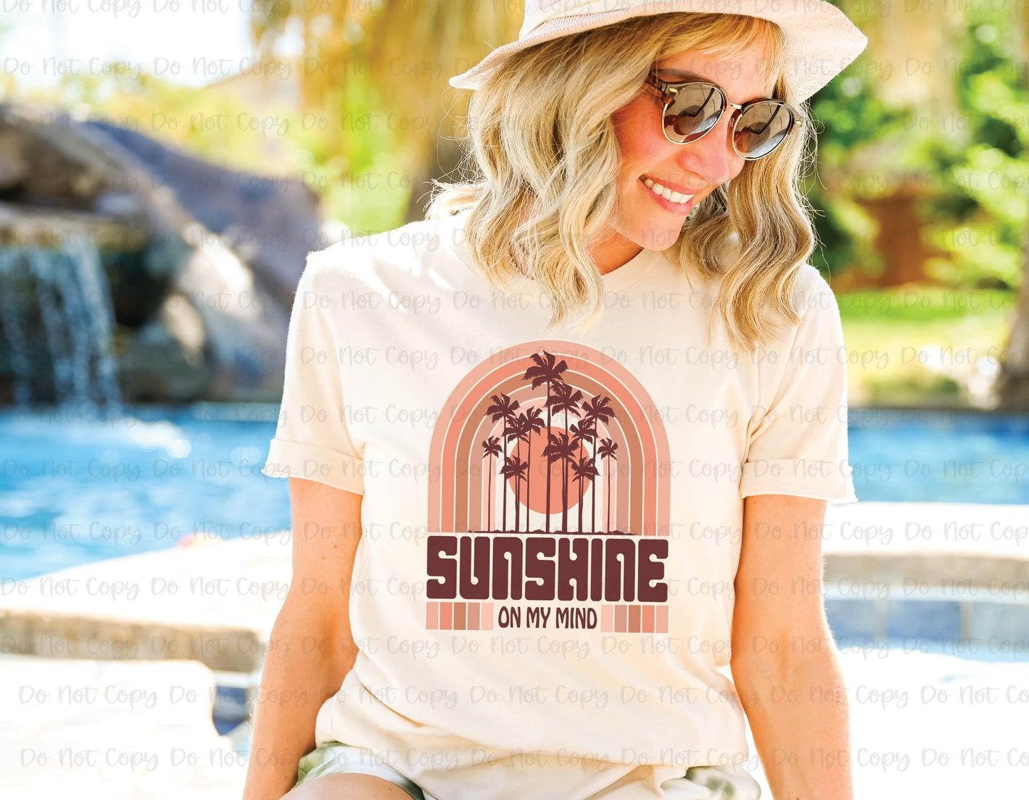 SUNSHINE ON MY MIND - DTF TRANSFER