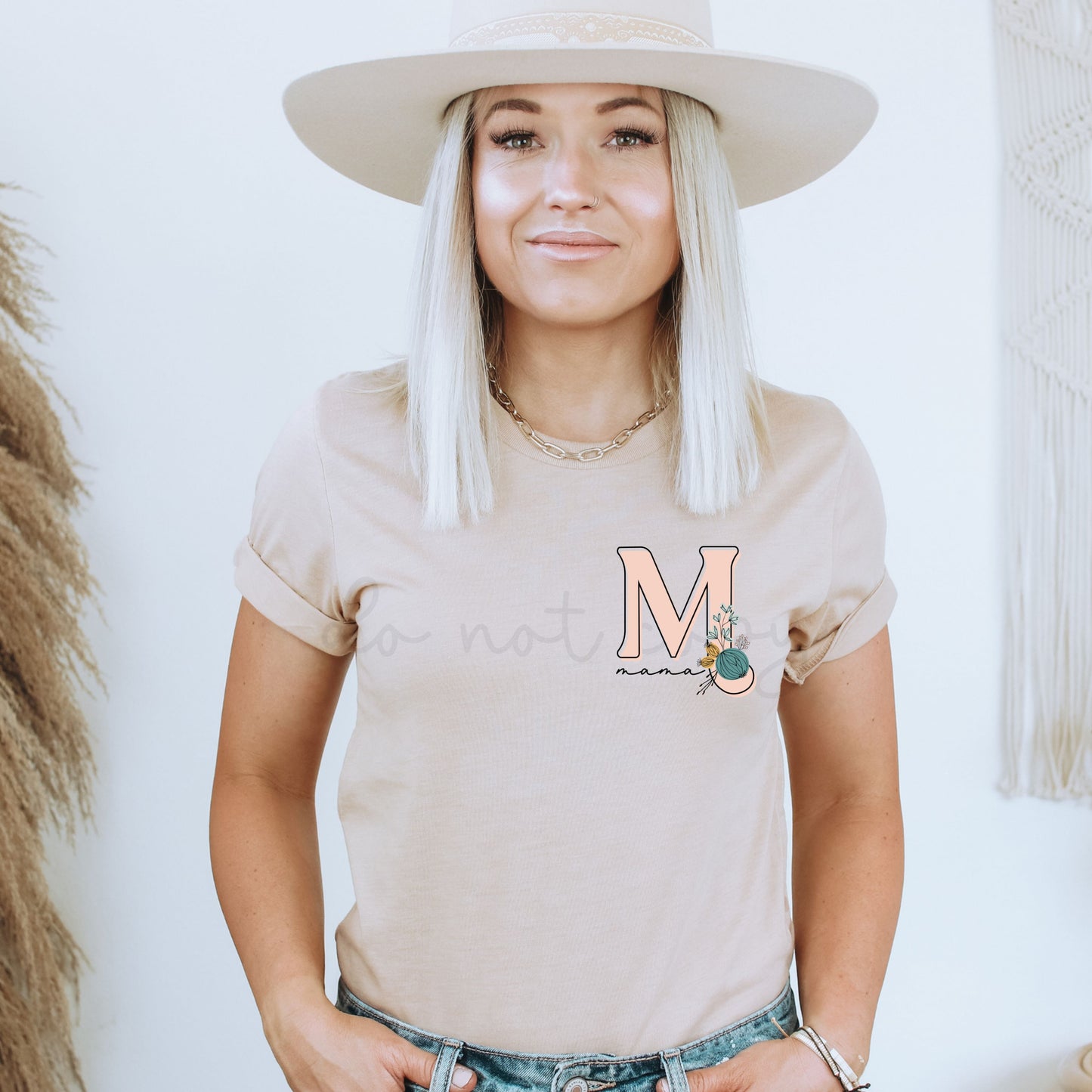 M- MAMA INITIAL - DTF TRANSFER