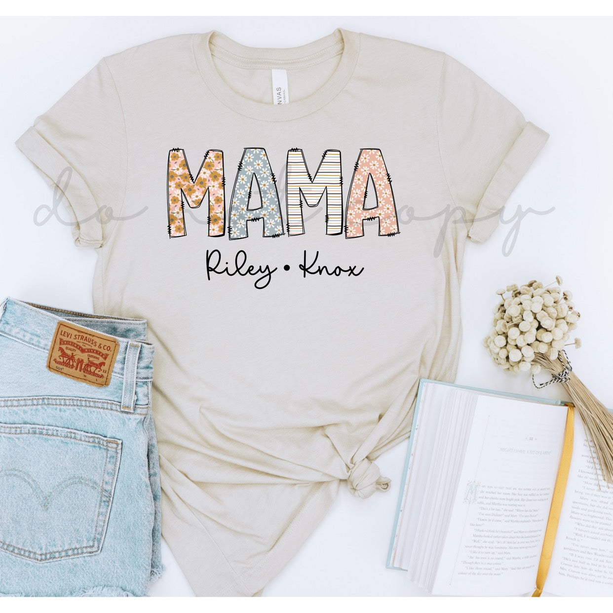 SPRING TITLE W/ KIDS NAME - CUSTOM TRANSFER