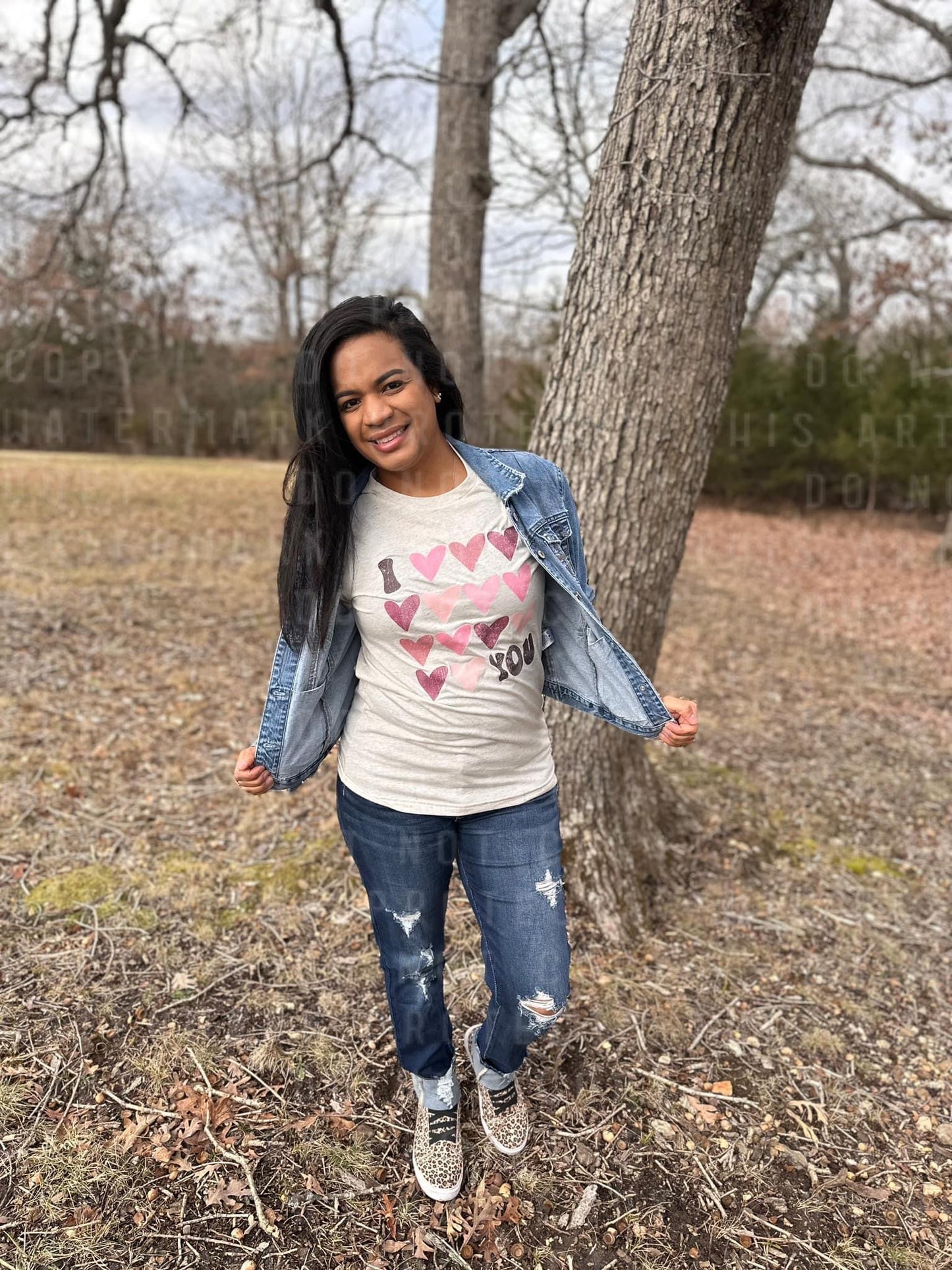 I HEART YOU - DTF TRANSFER