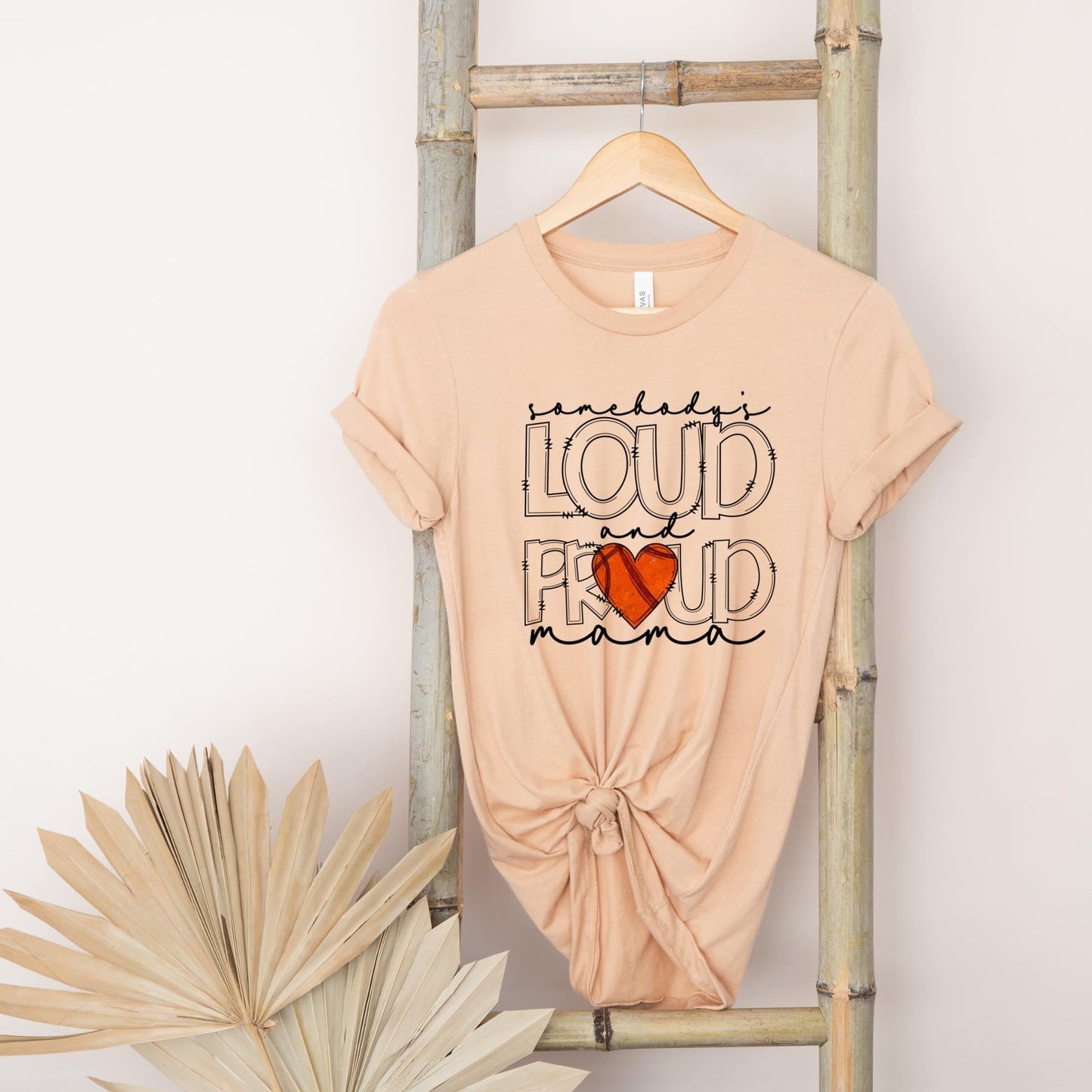 SOMEBODY'S LOUD & PROUD BASKETBALL MAMA - DTF TRANSFER