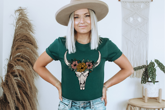 BOHO SKULL - DTF TRANSFER