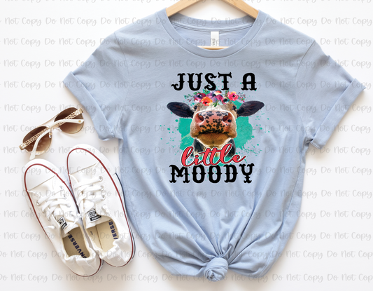 JUST A LITTLE MOODY - DTF TRANSFER