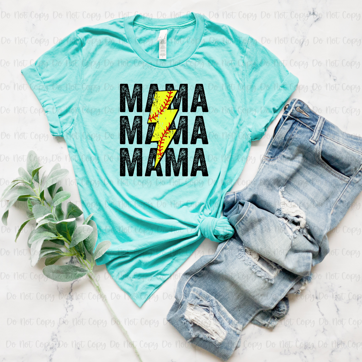 MAMA SOFTBALL - DTF TRANSFER