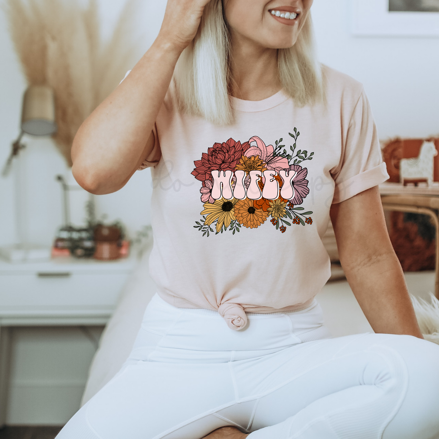 FLORAL WIFEY - DTF TRANSFER