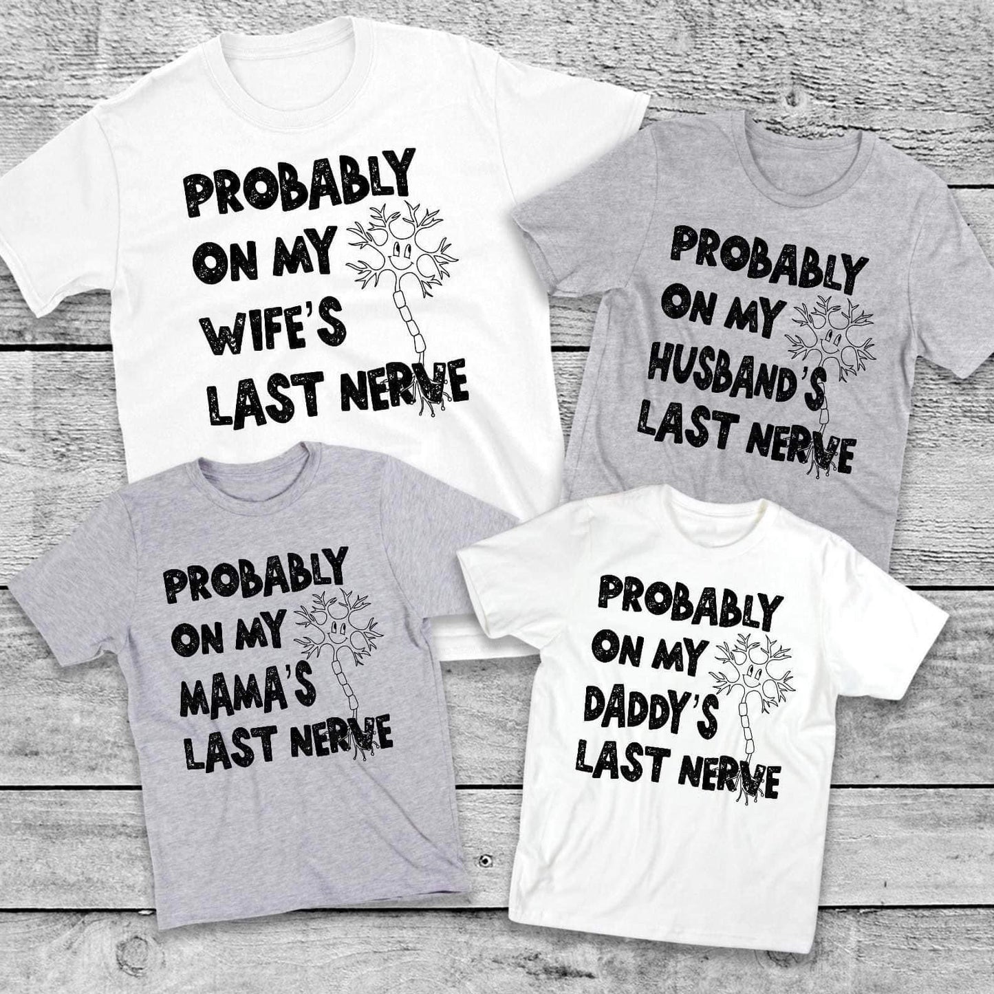 LAST NERVE - FRONT+BACK - DTF TRANSFER