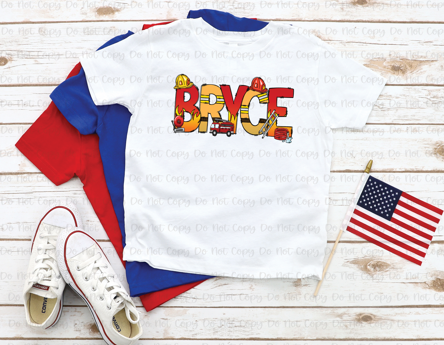 FIREFIGHTER NAMES - CUSTOM TRANSFER