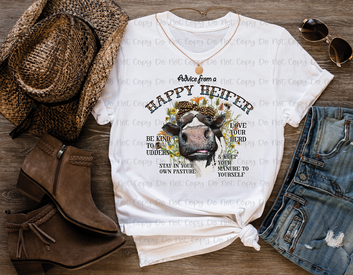 HAPPY HEIFER - DTF TRANSFER