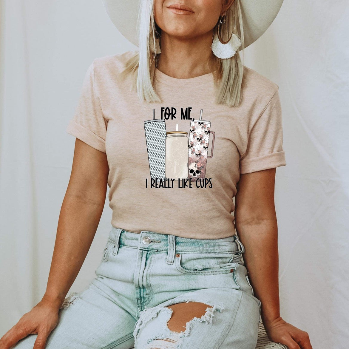 FOR ME, I REALLY LIKE CUPS - DTF TRANSFER