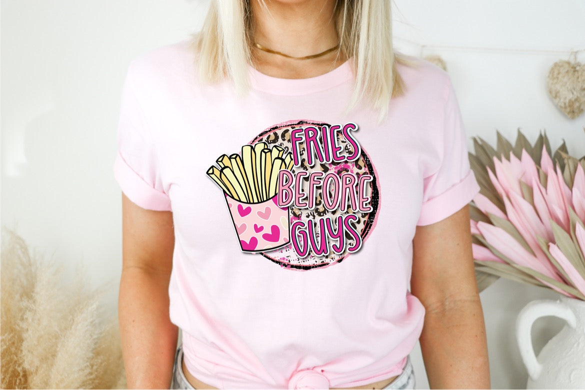 FRIES BEFORE GUYS - DTF TRANSFER