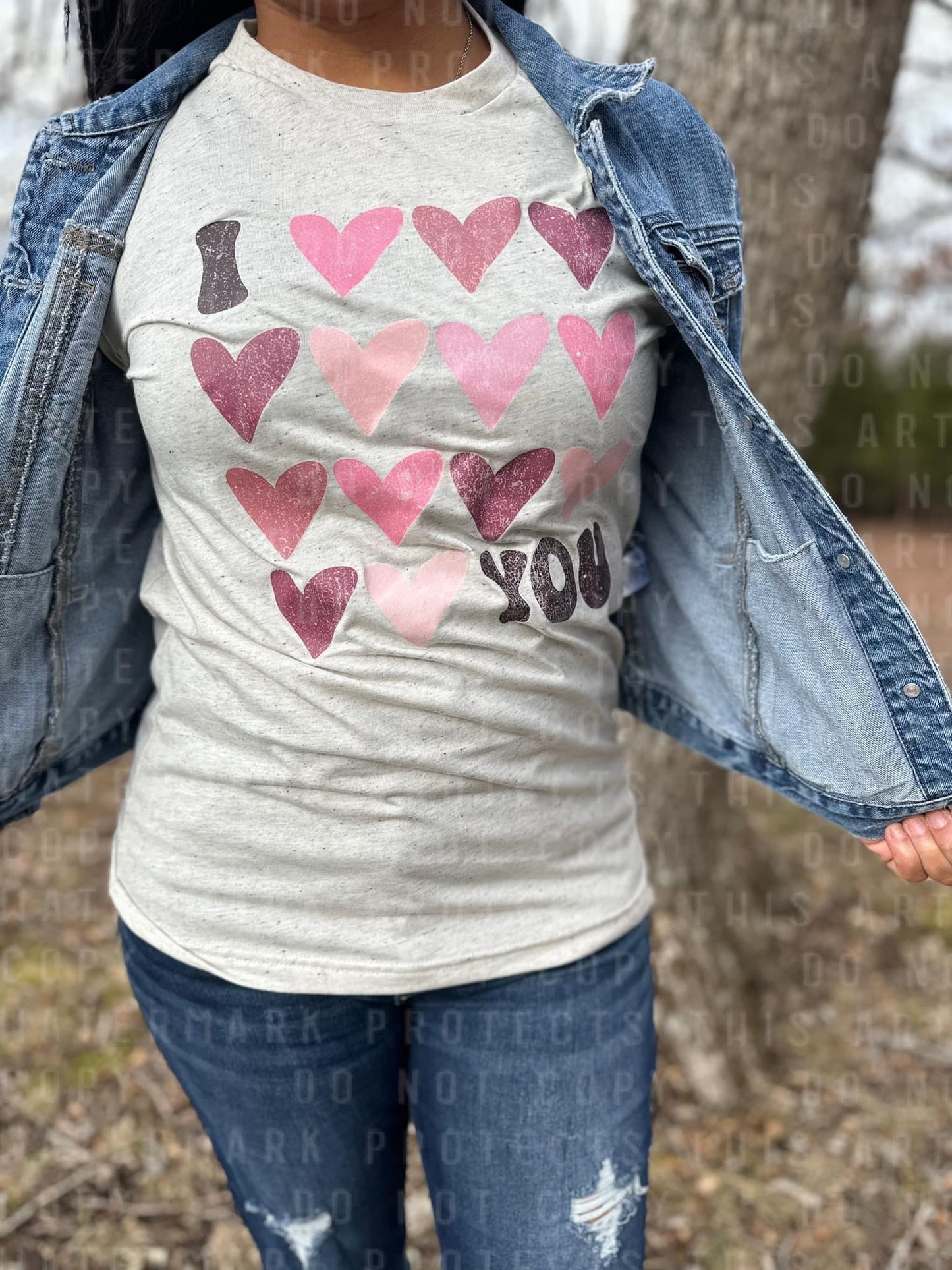 I HEART YOU - DTF TRANSFER