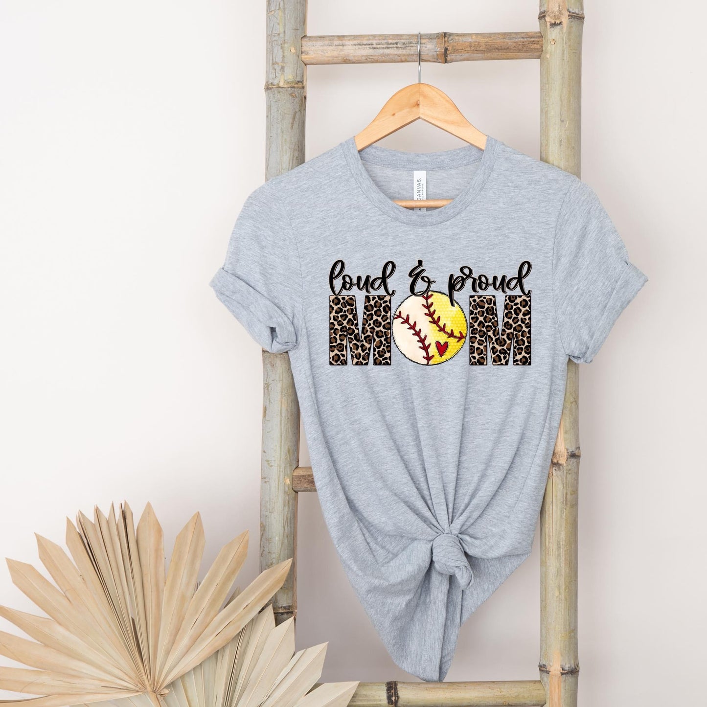 LOUD & PROUD BASEBALL & SOFTBALL MOM - DTF TRANSFER