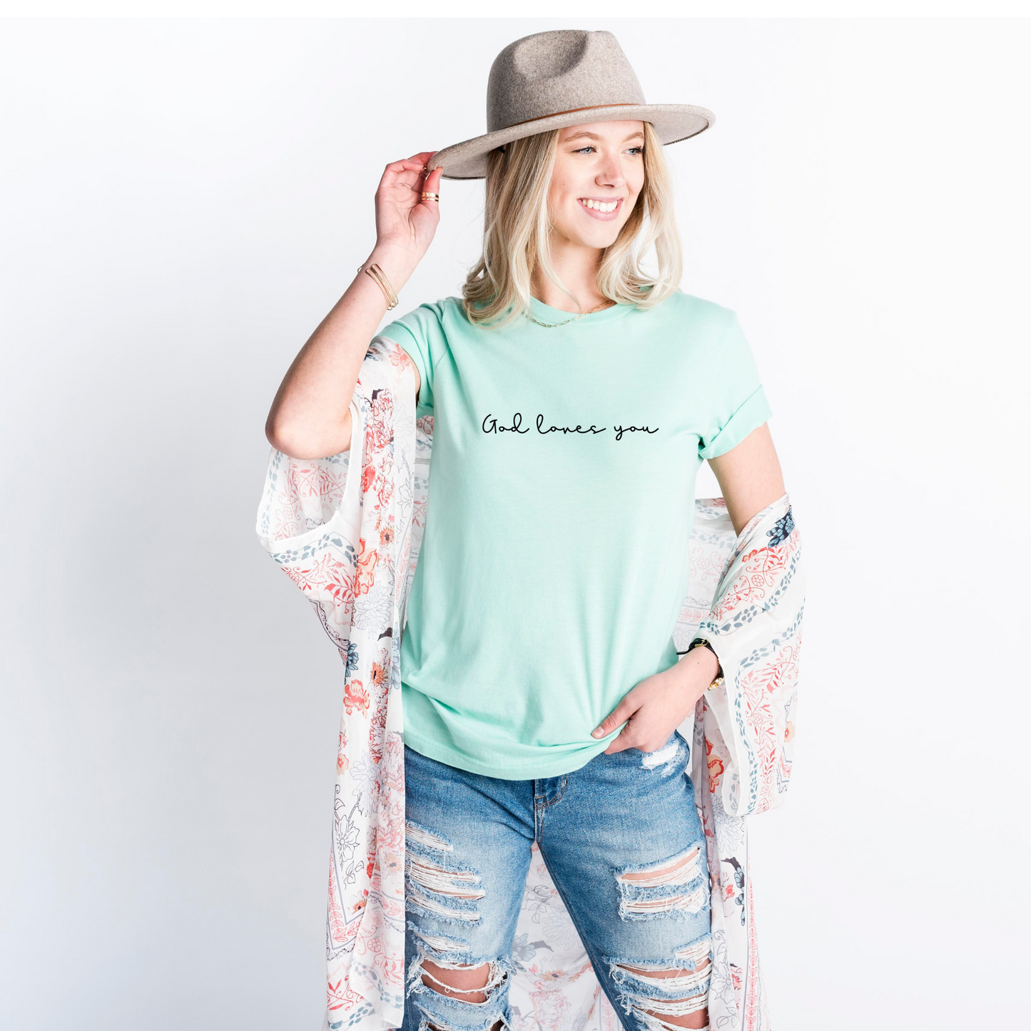 GOD LOVES YOU - DTF TRANSFER