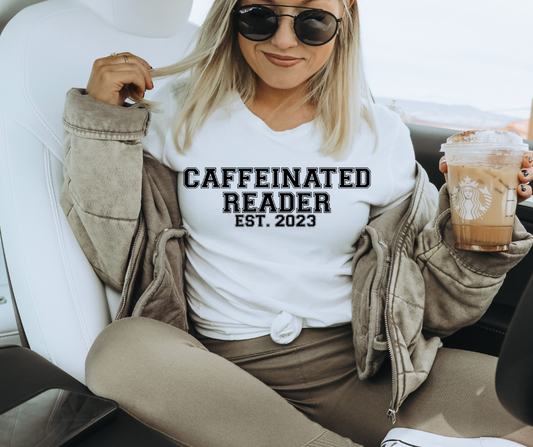 CAFFEINATED READER - DTF TRANSFER