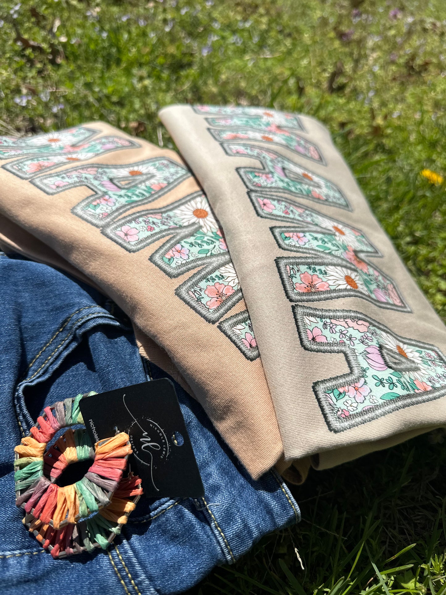 MAMA - FAUX EMBROIDERY - DTF TRANSFER