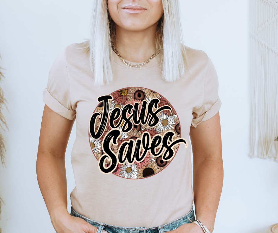 JESUS SAVES *OLLIE & CO. EXCLUSIVE* - DTF TRANSFER