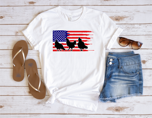 CHICKEN FLAG - DTF TRANSFER