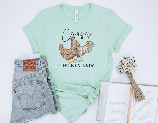 CRAZY CHICKEN LADY - DTF TRANSFER