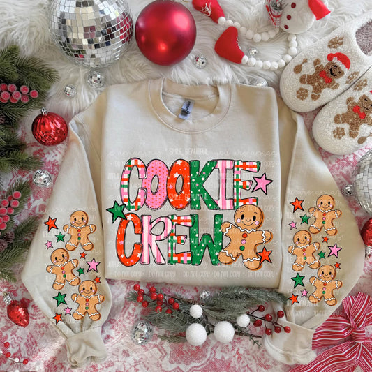 COOKIE CREW - FRONT+SLEEVE - DTF TRANSFER