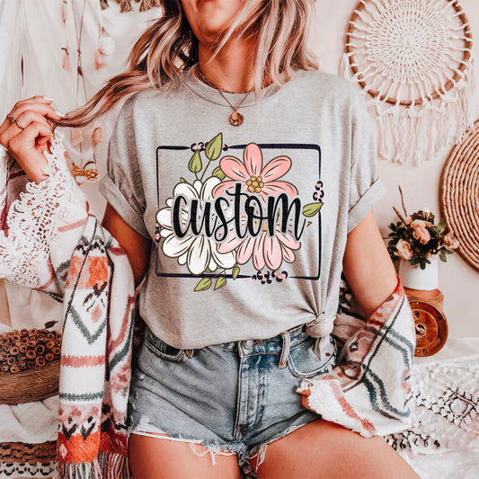 FLORAL NAMES - MOCKUP ONLY