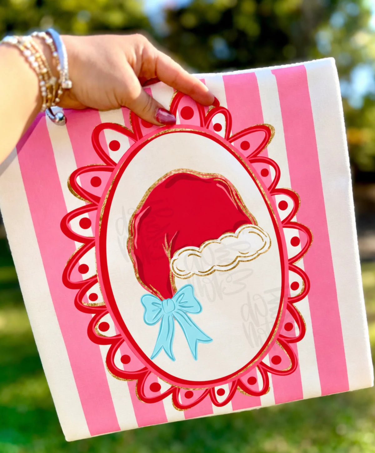SANTA HAT CREST - DTF TRANSFER