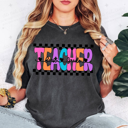FIRST GRADE TEACHER - DTF TRANSFER