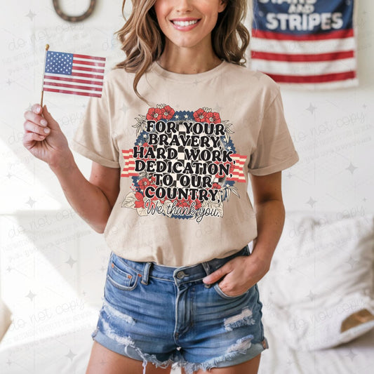 WE THANK YOU - COMPLETED TEE