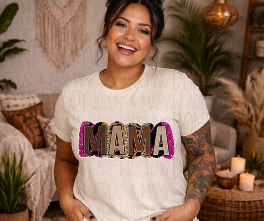 PINK NEUTRAL MAMA - DTF TRANSFER