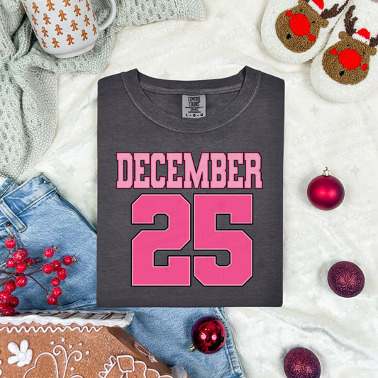 PINK DECEMBER 25 - DTF TRANSFER