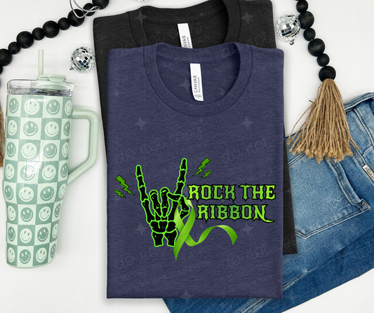 ROCK THE RIBBON - CP AWARENESS - *OLLIE & CO. EXCLUSIVE* - DTF TRANSFER