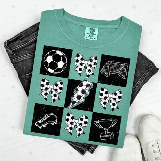 COQUETTE SOCCER GRID - DTF TRANSFER